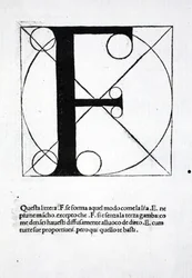 F, illustration de 